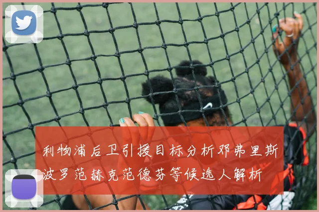 利物浦后卫引援目标分析邓弗里斯波罗范赫克范德芬等候选人解析